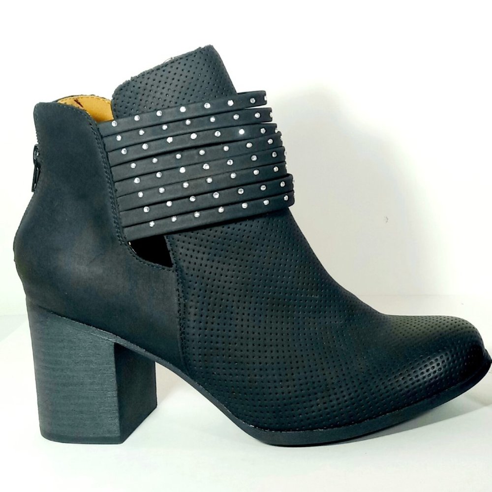 DOLCE BY MOJO MOXY Womens Ankle Heel Shoe Boots